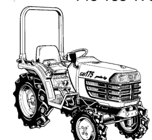Manuel Kubota GB145 - B175 | Toutes les langues
