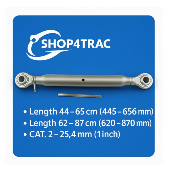 Enlace superior Cat. 2 | Kubota – Yanmar – Shibaura – Hinomoto – Iseki